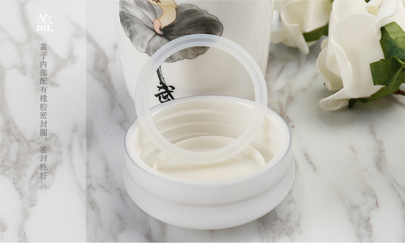 ZongTang portable gift ceramics with cup across indicates the tropical is suing accompanied cup lid cup men and women take water cup