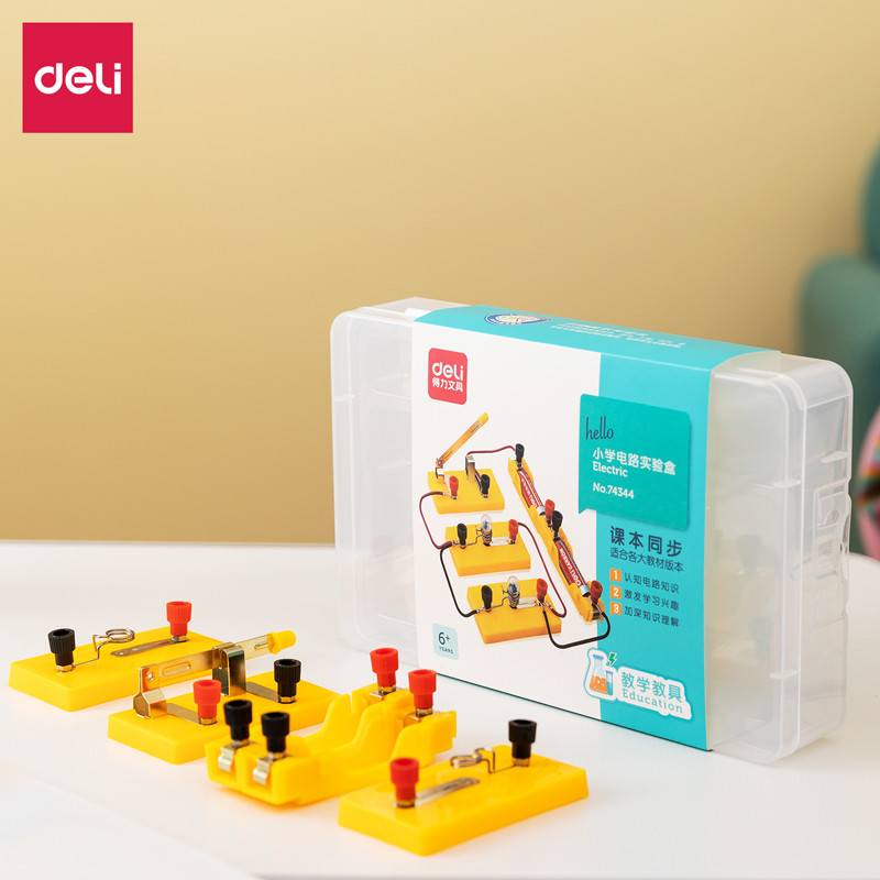 Right-hand Elementary School 4th Grade Physical Science Electrics Experiment Box Circuit Small Bulb Series Parallel Teaching Aids Suit