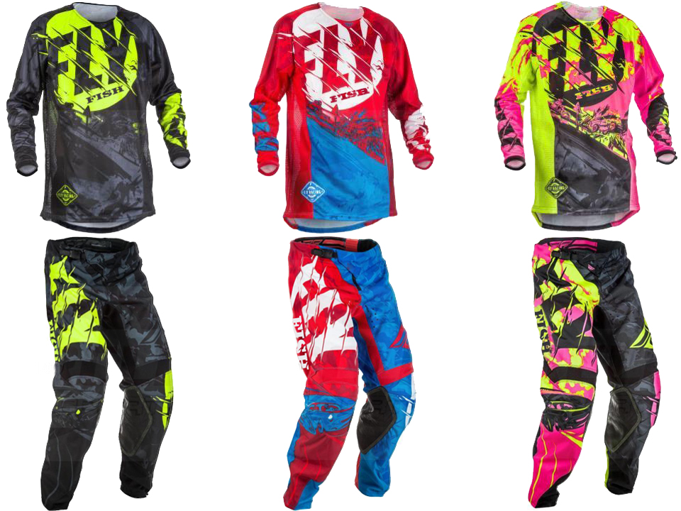 2017 FLY FISH Off-Road Racing Cycling Set Outdoor Casual Cycling Suit Top + Pants