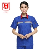 Летний антистатический комплект для работы, летняя одежда, короткий рукав