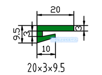 K-type lining strip chain plate mesh chain conveyor wear-resistant strip Friction strip Lining strip retaining edge K-type pad strip water flow accessories