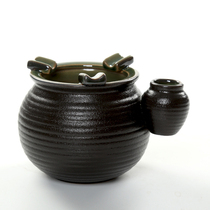 European style retro ashtray creative personality windproof large Chinese living room antique practical ceramic cigarette Cup