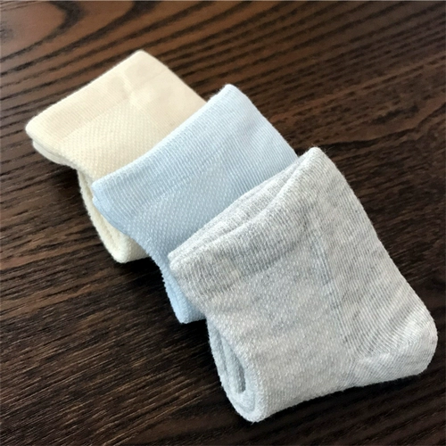 Детские хлопковые цветные осенние носки подходит для мужчин и женщин для новорожденных, средней длины