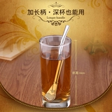 欧乐福 Длинная трубочка из нержавеющей стали, кофейный чай, фильтр, палочка для смешивания, нержавеющая сталь AISI 304