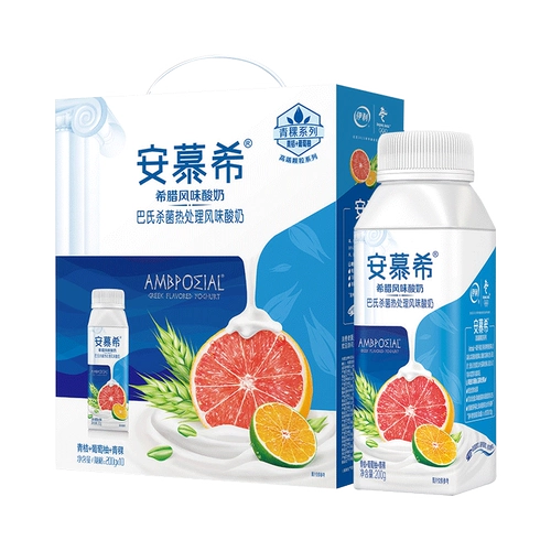 Yilian Muji Yellow Peach Oatberry Клубничная овсяная камера содержит фруктовый зерно йогурт 200 г*10 бутылок