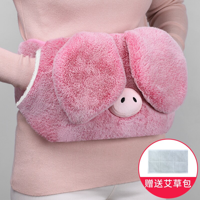 Wood forest warm hand treasure charging hot water bag explosion proof warm waist treasure has been filled with water warm Palace baby belt electric hand warm hand treasure