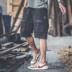 Mùa hè 2018 mới quần siêu cháy nam mặc quần short nam thủy triều thương hiệu Yu Wenle trai năm quần 5 điểm quần nam ống rộng Quần short