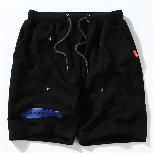 Thương hiệu phong cách Nhật Bản Yu Wenle túi lớn màu rắn quần short thanh niên mùa hè mỏng phần cotton quần bóng rổ quần short nam