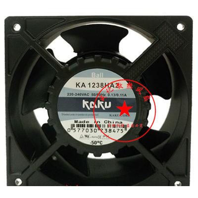 KA1238HA2 original KAKU card solid 220V 0 13A oily metal fan blade waterproof high temperature resistant fan