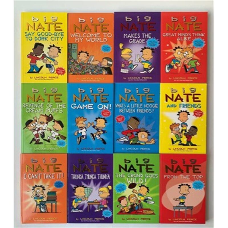 English Picture Book Big Nate 1 Volume Full-Color Comic Paperback