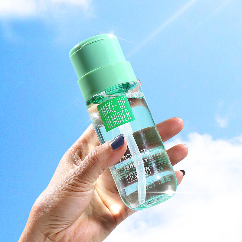 Bull Oil Fruit Unloading Makeup Water Face Modestly Clean Student Affordable Eye Lip Face Three-in-one Press Bottle Li Jiaqi Recommended