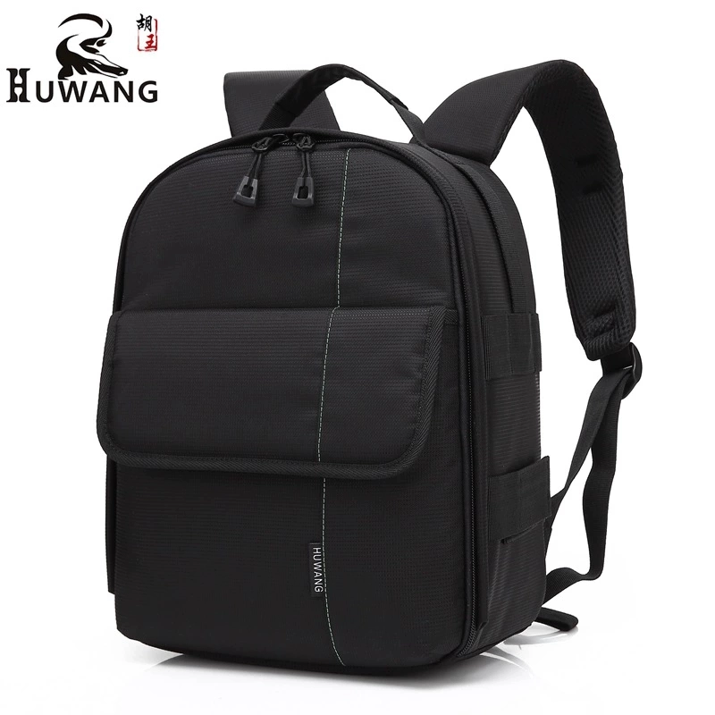 Hu Wang SLR máy ảnh kỹ thuật số chuyên nghiệp túi chống nước và chống rơi đơn micro túi nhiếp ảnh du lịch ba lô xách tay - Phụ kiện máy ảnh kỹ thuật số