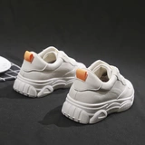 Белая обувь, демисезонные флисовые удерживающие тепло туфли на платформе для отдыха, 2018, популярно в интернете