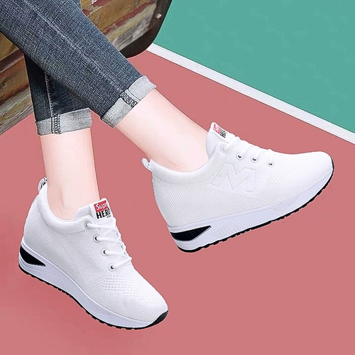 Летние дышащие высокие туфли, универсальная повседневная обувь, спортивная обувь, 2020 года, в корейском стиле