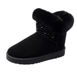 Зимние короткие сапоги, универсальные флисовые туфли, удерживающие тепло ботинки, 2019, в корейском стиле