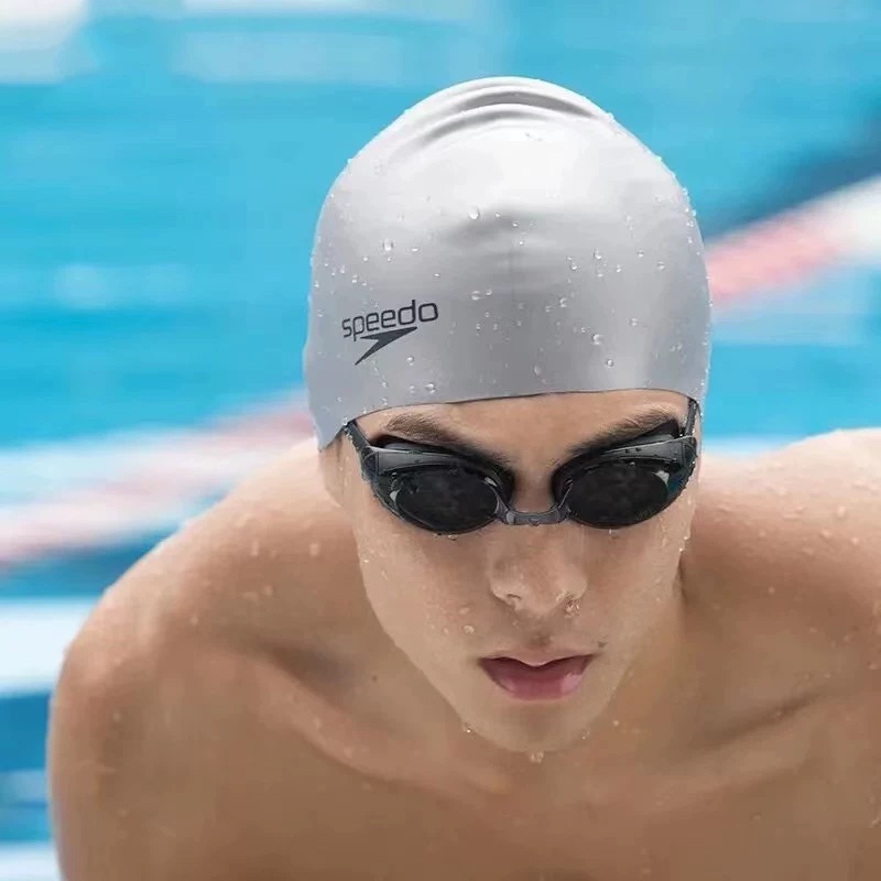 Speedo Speedo Swimming Cap Silicone Non-Stretching Headband Unisex Elastic Fit Waterproof Training Silicone Swimming Cap Speedo Speedo Swimming Cap Silicone Non-Stretching Headband Unisex Elastic Fit Waterproof Training Silicone Swimming Cap