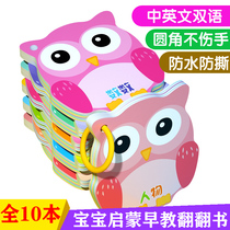 Infant early education Recognition Card 0-1-3 years old baby Enlightenment educational toy preschool children literacy flip book