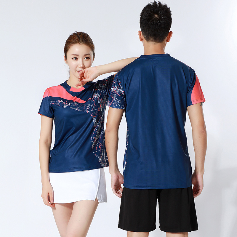 Badminton Suit Suit for men and women Custom Breathable Speed Dry Feather Jersey Sportswear Sportswear Tennis Uniform table tennis Conqueror