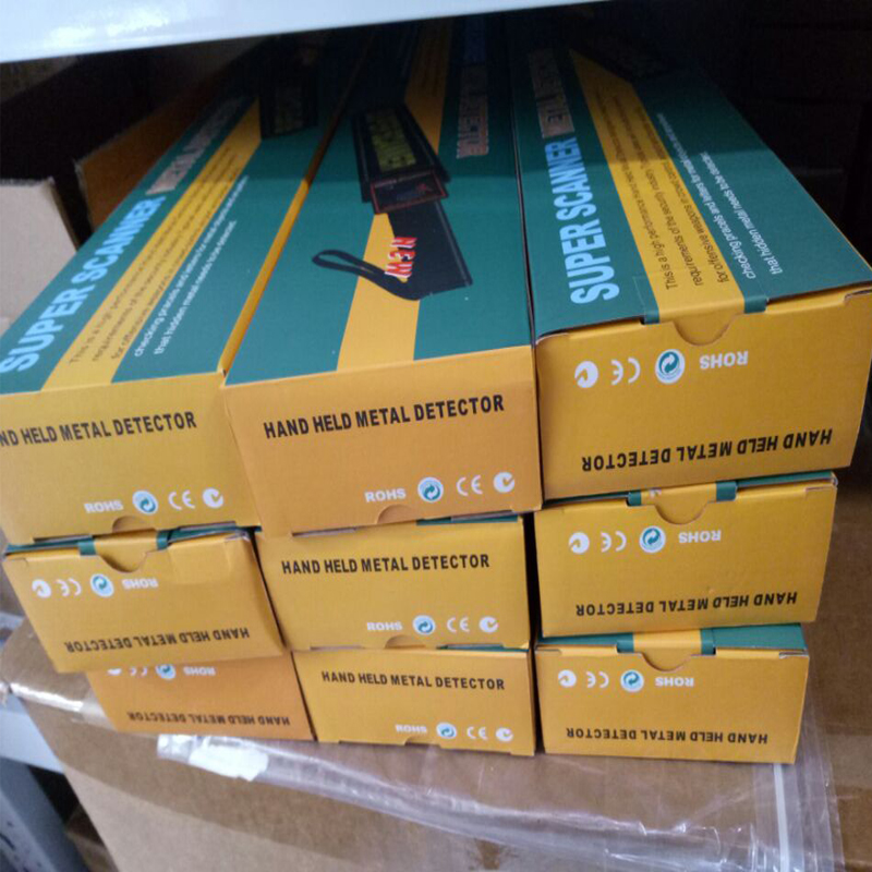 Handheld Metal Detector School Factory Handheld Metal Detector Station Examination Room Security Instrument Knives and Guns Prohibited