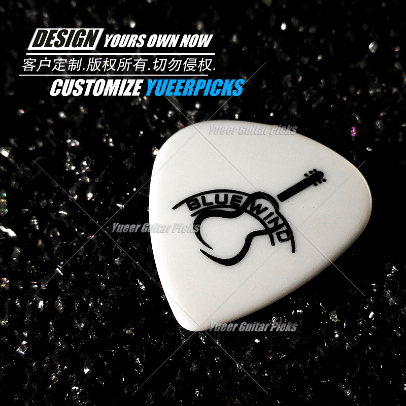 BLUE2 ballad electric wood turtle shell Delrin Delrin tortex race steel POM guitar pick custom