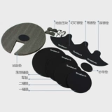 Полука голосовой подушка на полке Set Set Silent Cushion Jazz, Drum Drum Drum Drum Sanbi Four Cycles Rubber Sound Pad