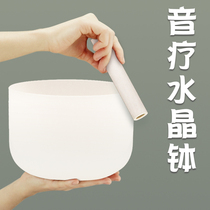 Entry-level crystal singing bowl sound therapy bowl sound bowl set yoga meditation decompression music therapy factory direct sales handmade