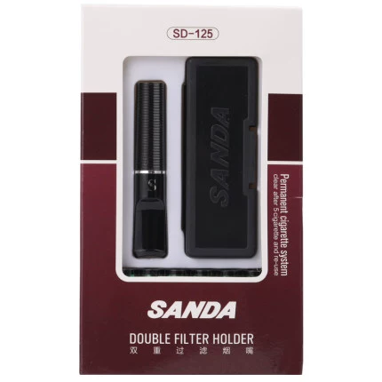 Sanda SD125 Сигаретный фильтр Skigcup -фильтр -типа может заменить двойной фильтр элемента фильтра на 27 сигаретных сигаретных дымовых мужчин