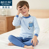 Мальчики светло -голубая бедность Панда