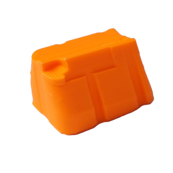 Mold Cube G19X/Gen5 Orange Magazine Plate 1:1 with Engraving