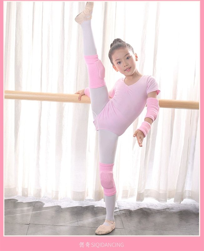 Khiêu vũ miếng đệm đầu gối thể thao khiêu vũ đặc biệt dày cô gái trẻ em bóng đá nam bảo vệ đầu gối - Dụng cụ thể thao