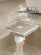 Cabei Cream-Colored Floor Drain with All-Copper Anti-Odor Core, Universal for Bathrooms and Washing Machines, Dual-Use for Bathroom