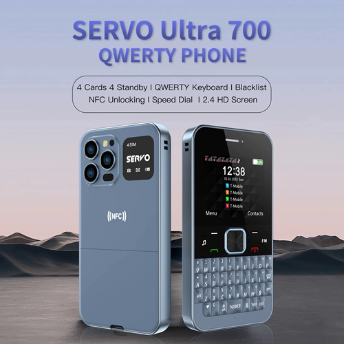 SERVO Ultra700 Мобильный телефон с Qwerty-клавиатурой и NFC