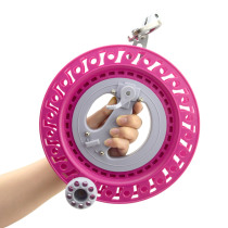 23 New Wanhe kite roulette wheel with brake and anti-reversal spool for adults with large bearing stainless steel hand wheel