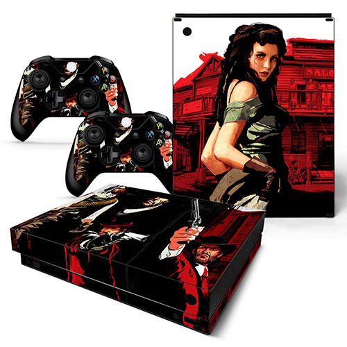 XBOX ONE X sticker xboxonex máy chủ điều khiển trò chơi xử lý nhãn dán hoang dã phi tiêu lớn khách phim đau dán dán màu - XBOX kết hợp tay cầm chơi game điện thoại