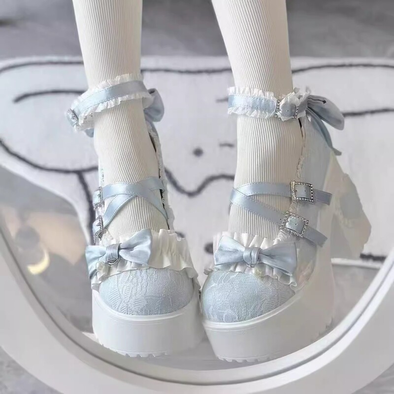 Plus Size~ High-End Shimenyu Lolita Original Sweet Girl Cos Mary Jane Shoes Jk Fashionable and Comfortable Lo Shoes