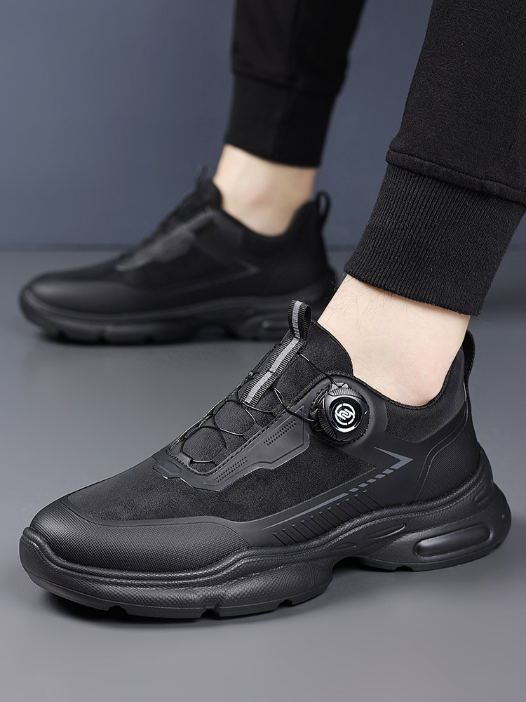 Men's Shoes 2025 New Model Durian Sole Tire Trend Casual Black Warrior Casual Sports Fashion Warm Thickened Cotton Shoes