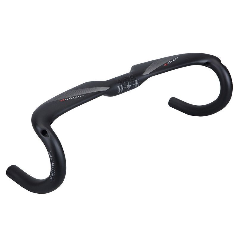 Balugoe New Model Full Carbon Fiber Road Bike Handlebar Ud Internal Cable Routing Aerodynamic Carbon Handlebar