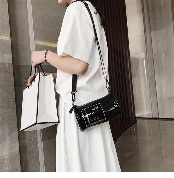 19 cá tính mới mát mẻ túi thạch mát nhỏ chữ nhỏ trong suốt Messenger nữ vai túi thể thao túi đeo vai - Túi vai đơn các mẫu túi đeo chéo đẹp