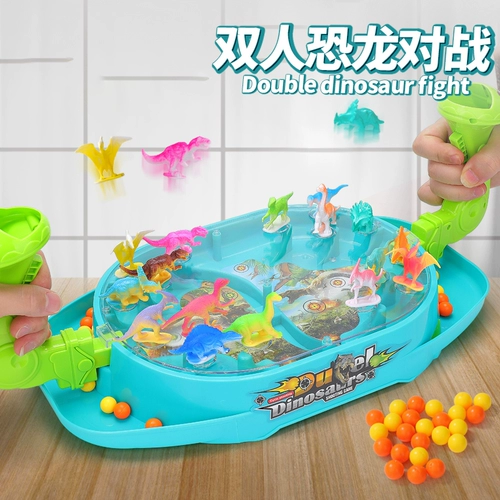 Файтинговая игрушка для двоих, интерактивный динозавр, игровая приставка для мальчиков и девочек, настольная игра, для детей и родителей