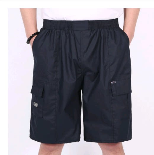 2018 summer new middle-aged men's five-point pants large size shorts four 40-year-old dad wear fifty 50 men's clothes 60 grandpa wear