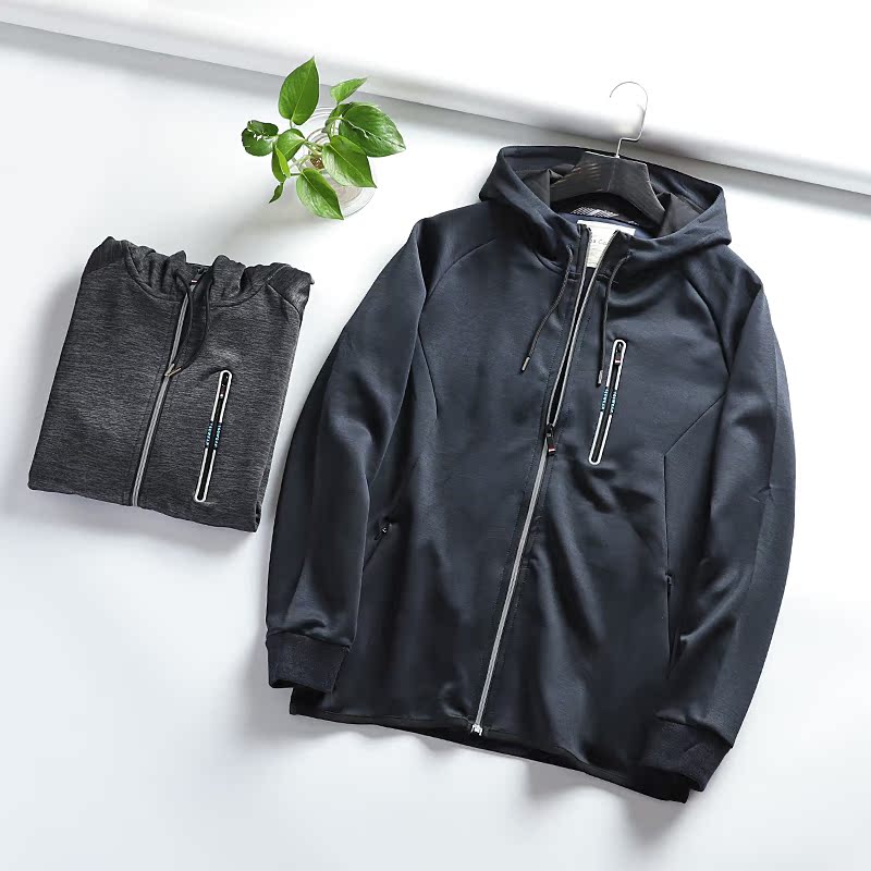 Nhuộm không thấm nước + khóa kéo bằng nhựa dẻo áo khoác blazer