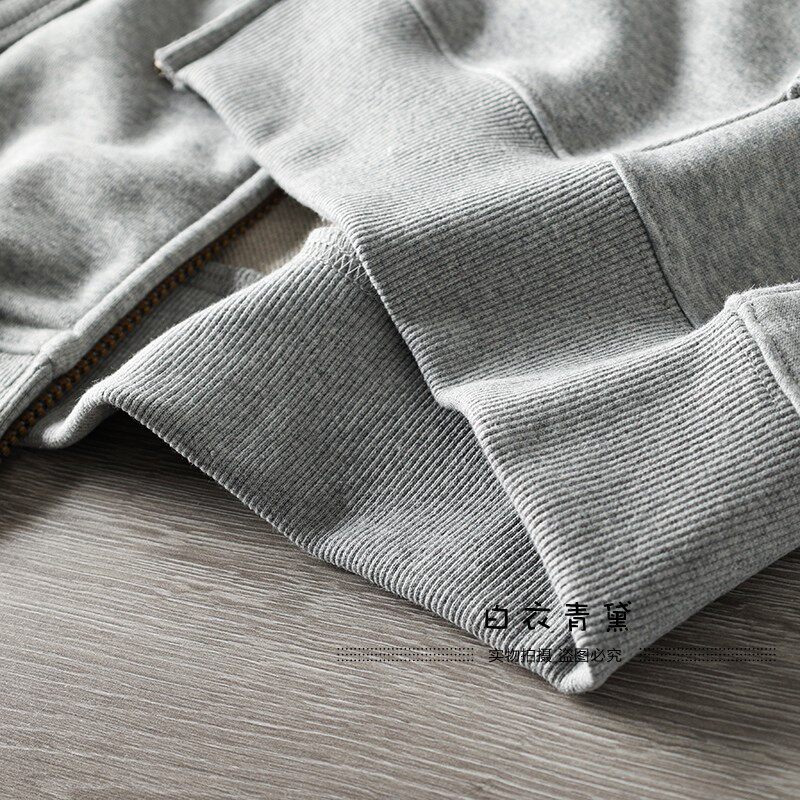 Демисезонная ткань, кардиган с капюшоном, толстовка White Indigo 