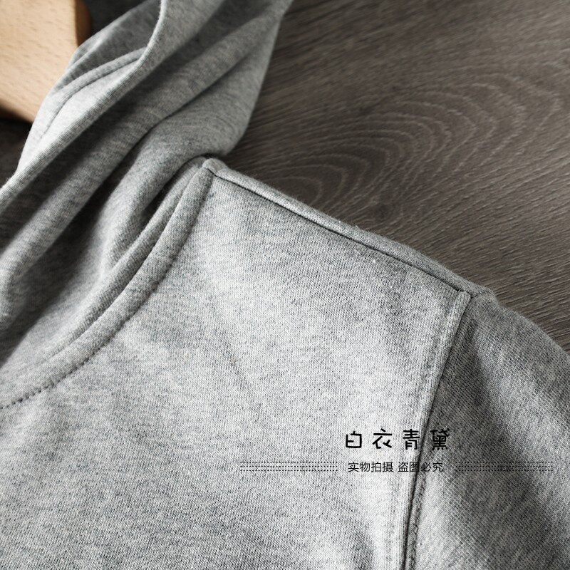 Демисезонная ткань, кардиган с капюшоном, толстовка White Indigo 