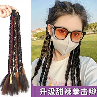 Хвостик, дреды, парик в стиле хип-хоп с косичкой, градиент