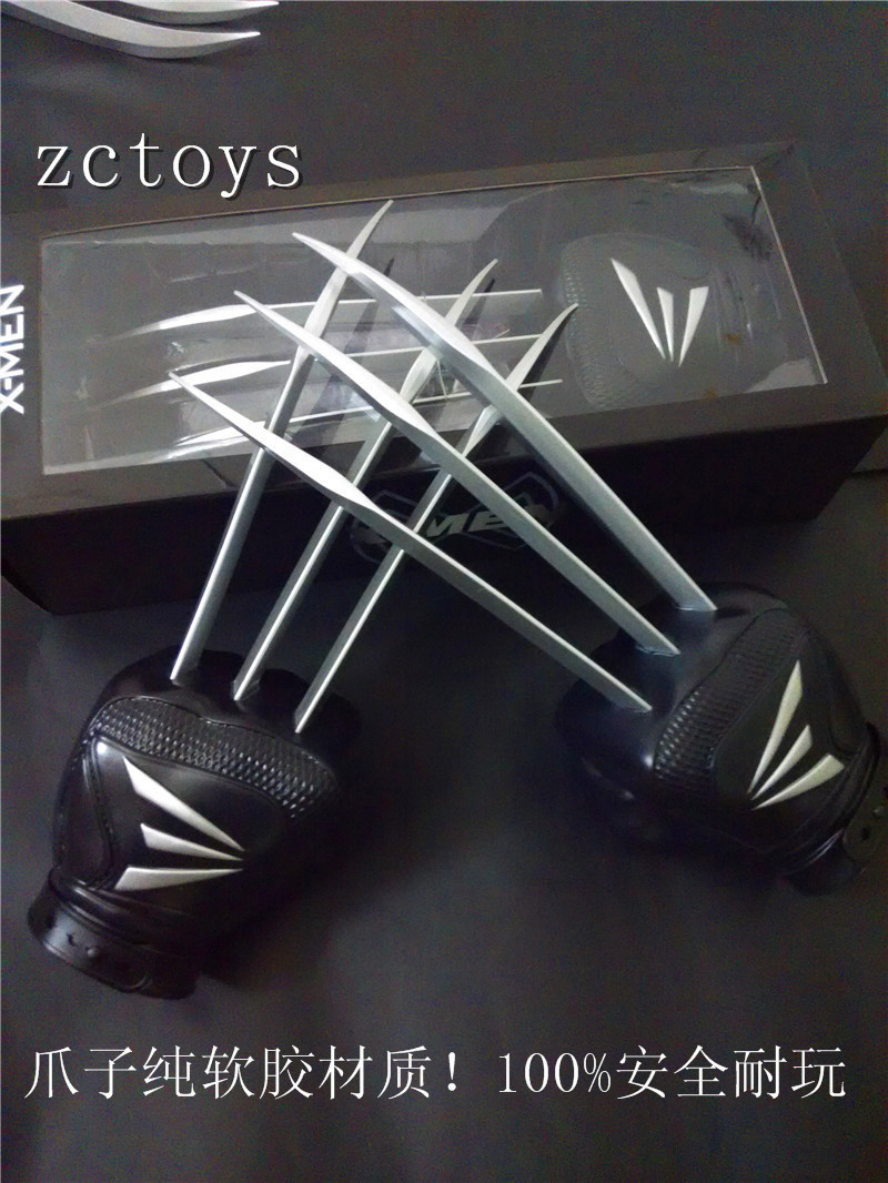 1: 1 Thực Tế Wearable Iron Man Wolverine Tay Áo Thanh Kiếm Cánh Tay Găng Tay Mũ Bảo Hiểm Điện Cosplay Paw Đạo Cụ cosplay