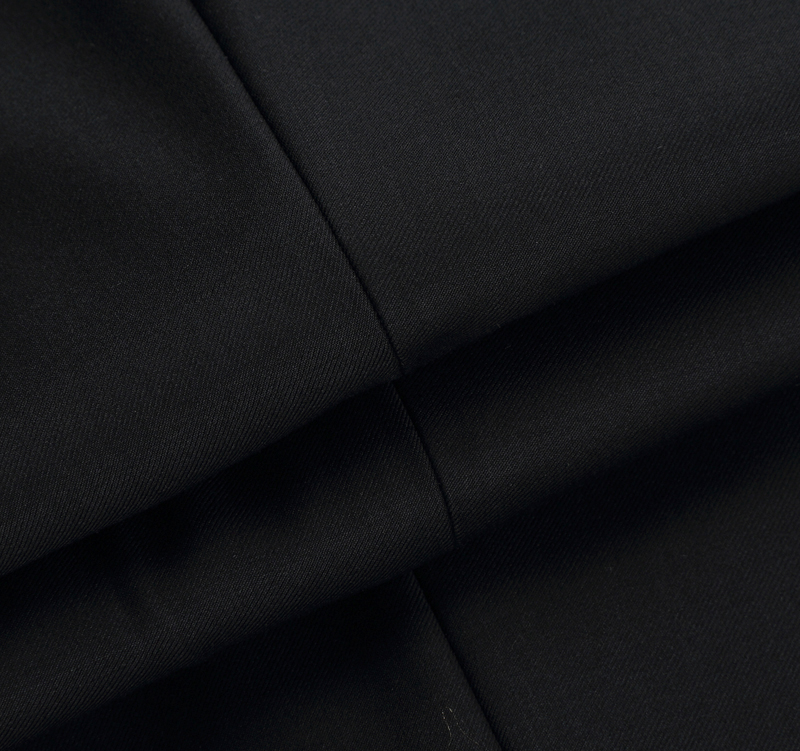 Bộ đồ vest nam mới của Pierre Cardin Slim Fit Black Blue Double Open Fork Work Outfit Big Suit quần áo nam