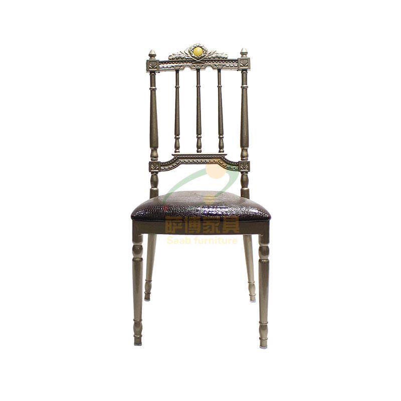 Custom Industrial Wind Chair Dining Room Leaning Back Chair Banquet Chair Hotel Chair Ancient Castle With clenbuds Chair Wedding wedding chair