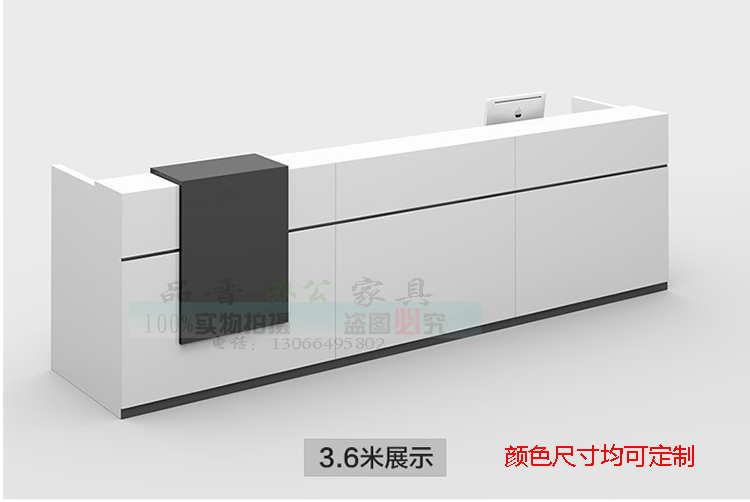 Bàn tiếp tân nội thất văn phòng tiếp tân đơn giản hiện đại công ty thu ngân tư vấn quầy bar chào mừng bàn làm việc đứng