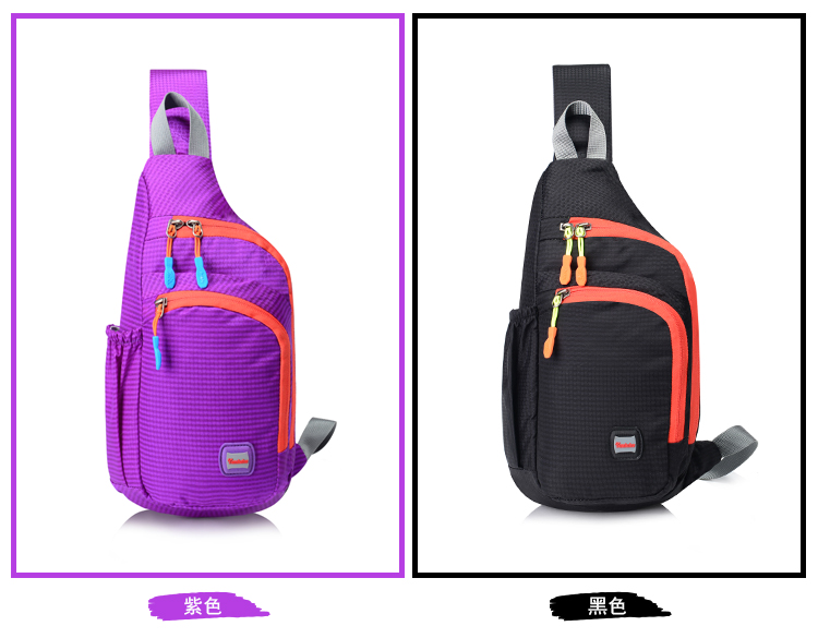 New nylon vai túi Messenger đa chức năng giải trí thể thao ba lô xu hướng thời trang chống bắn tung tóe túi ngực túi vải