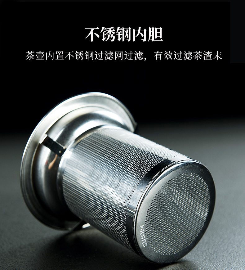 Old &, double insulated glass teapot teacup transparent electric TaoLu boiled tea, the tea set suit household tea tray